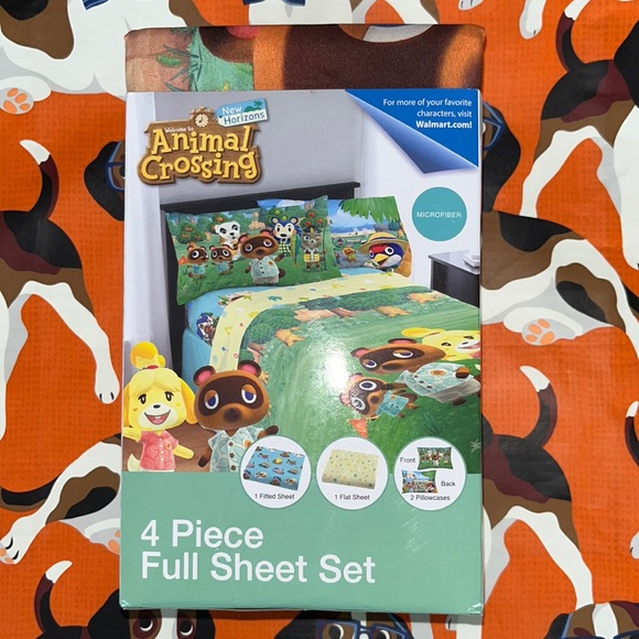 Nintendo Bedding New Horizons Animal Crossing Full Size Sheet Set Poshmark
